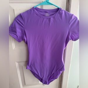 Skims Fits Everybody T-Shirt Bodysuit-Purple (Sold Out Color)